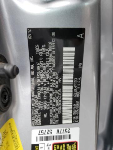 5TDZK3DC0CS233384 - 2012 TOYOTA SIENNA SILVER photo 14