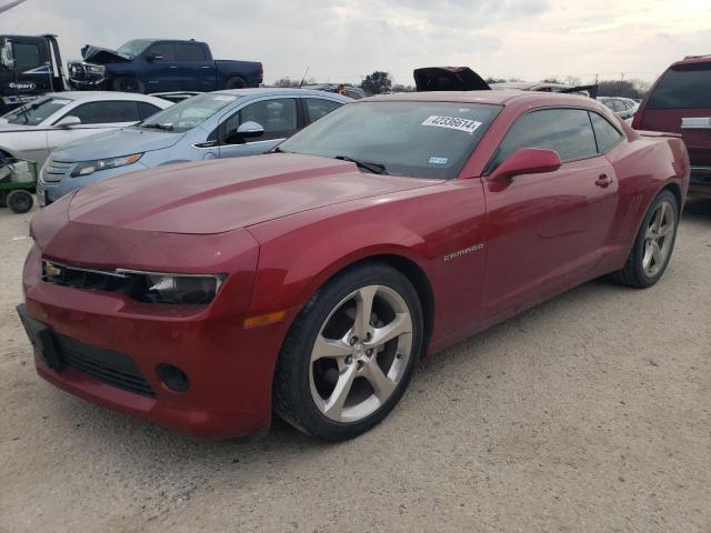 2G1FF1E37F9215836 - 2015 CHEVROLET CAMARO LT MAROON photo 1