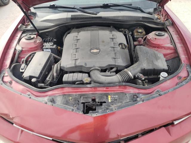 2G1FF1E37F9215836 - 2015 CHEVROLET CAMARO LT MAROON photo 11