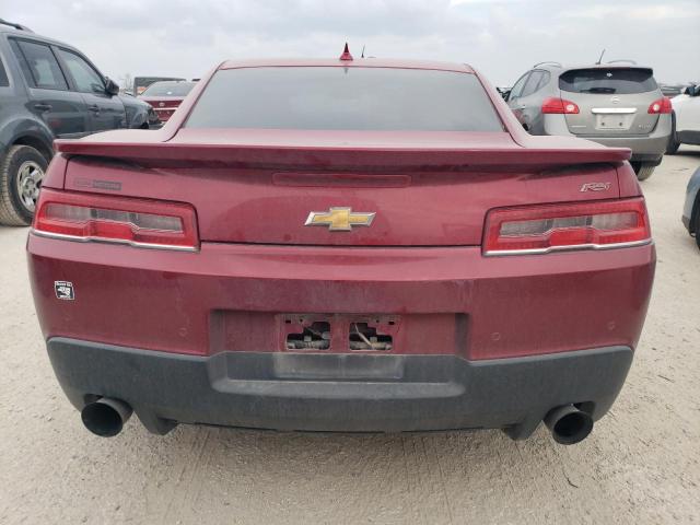 2G1FF1E37F9215836 - 2015 CHEVROLET CAMARO LT MAROON photo 6