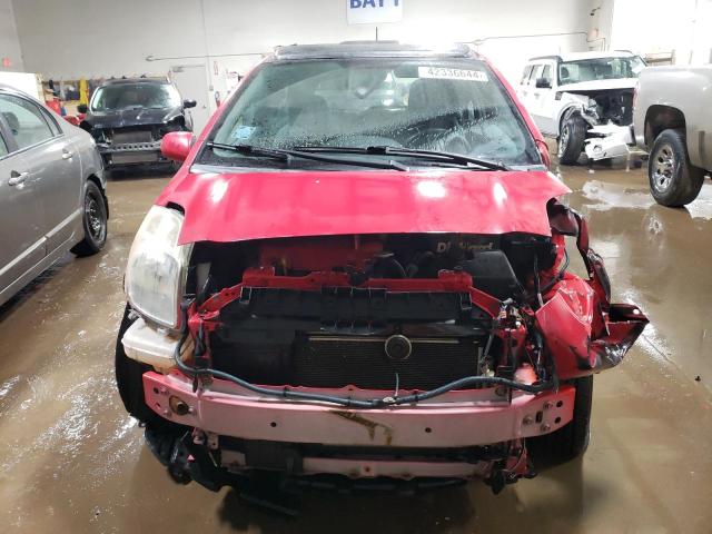 JTDJT923085186080 - 2008 TOYOTA YARIS RED photo 5