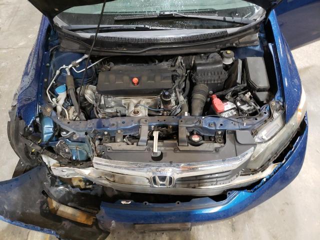 19XFB2F82CE028150 - 2012 HONDA CIVIC EX BLUE photo 11