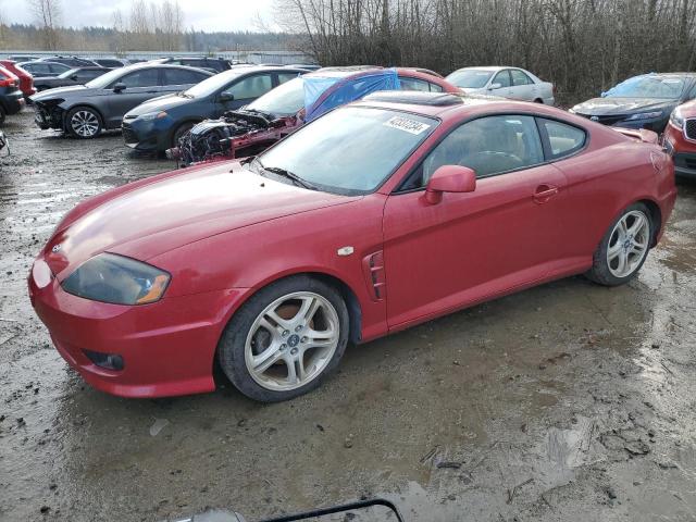 KMHHN65F06U212592 - 2006 HYUNDAI TIBURON GT BURGUNDY photo 1