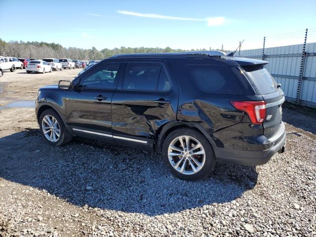 1FM5K8DH3JGC90334 - 2018 FORD EXPLORER XLT BLACK photo 2