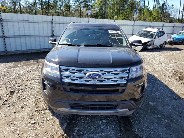 1FM5K8DH3JGC90334 - 2018 FORD EXPLORER XLT BLACK photo 5