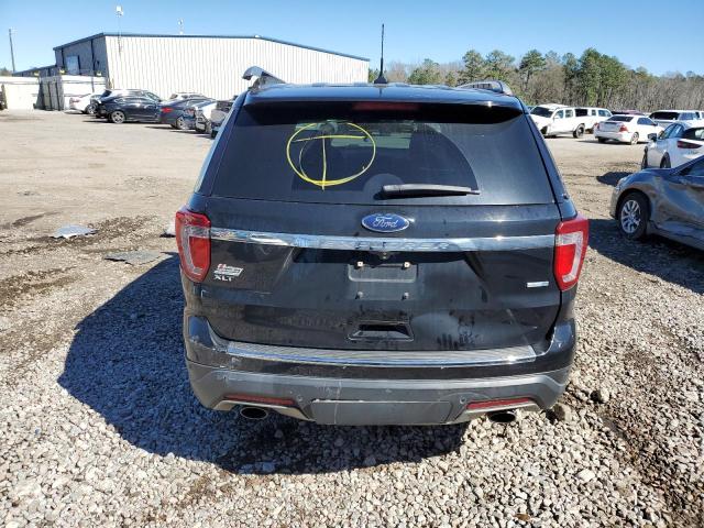 1FM5K8DH3JGC90334 - 2018 FORD EXPLORER XLT BLACK photo 6