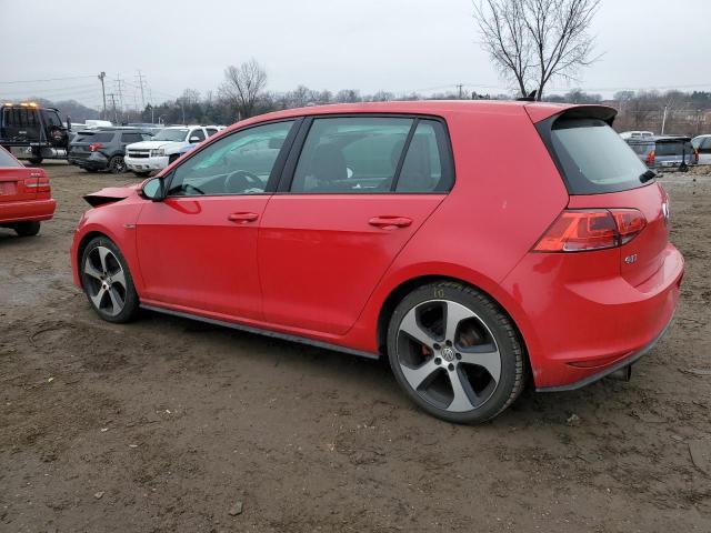 3VW4T7AU9GM006516 - 2016 VOLKSWAGEN GTI S/SE RED photo 2