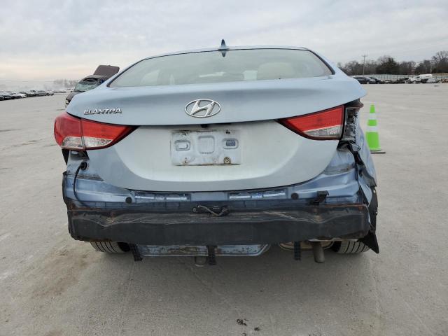 KMHDH4AE1CU318956 - 2012 HYUNDAI ELANTRA GLS SILVER photo 6