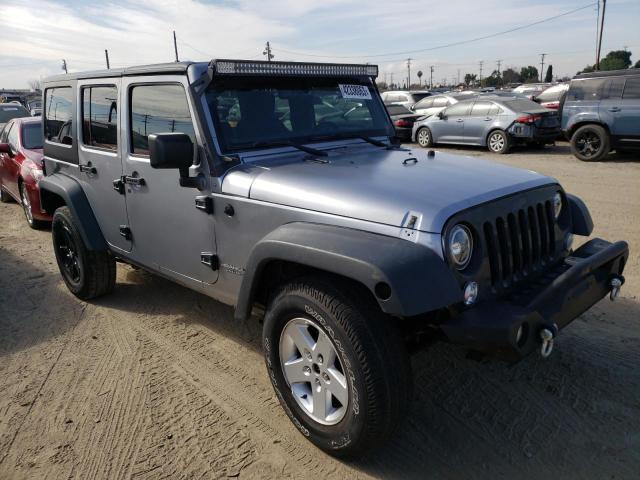 1C4HJWDG1JL855588 - 2018 JEEP WRANGLER U SPORT ვერცხლისფერი ფოტო 4