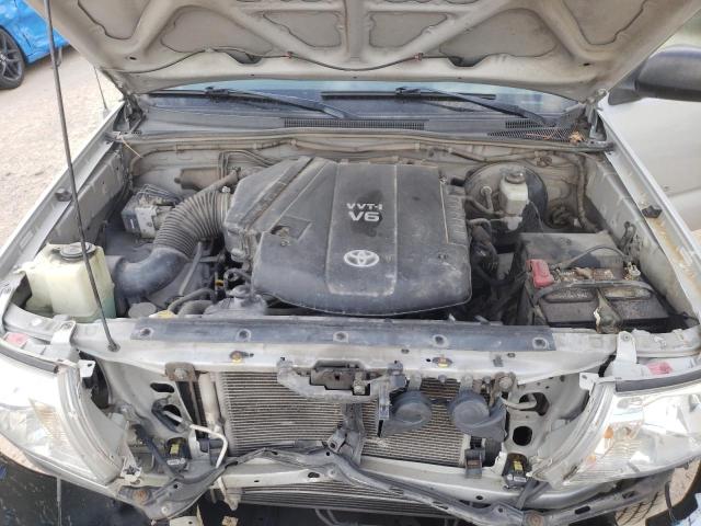 5TEJU62N37Z423721 - 2007 TOYOTA TACOMA DOUBLE CAB PRERUNNER SILVER photo 11