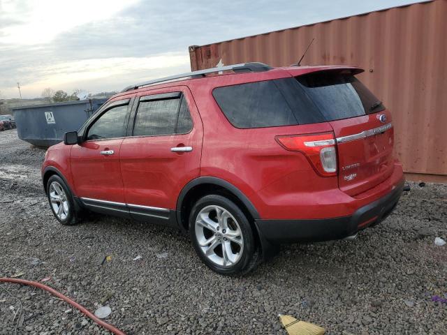 1FMHK7F81BGA63472 - 2011 FORD EXPLORER LIMITED RED photo 2