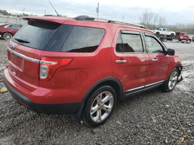 1FMHK7F81BGA63472 - 2011 FORD EXPLORER LIMITED RED photo 3