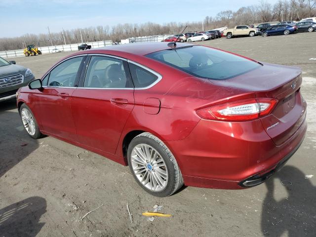 3FA6P0H96DR169590 - 2013 FORD FUSION SE BURGUNDY photo 2