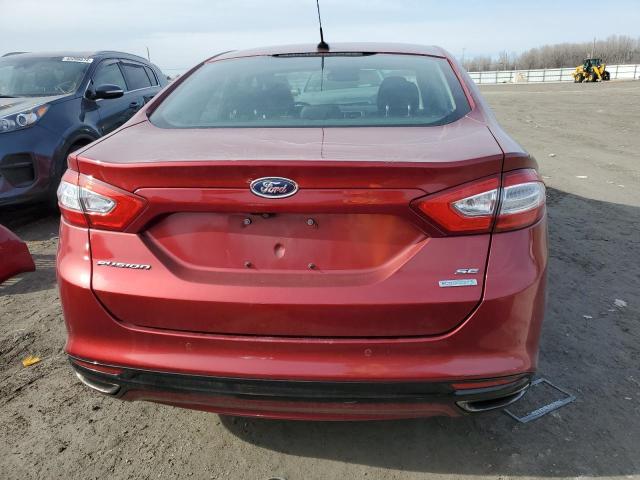 3FA6P0H96DR169590 - 2013 FORD FUSION SE BURGUNDY photo 6