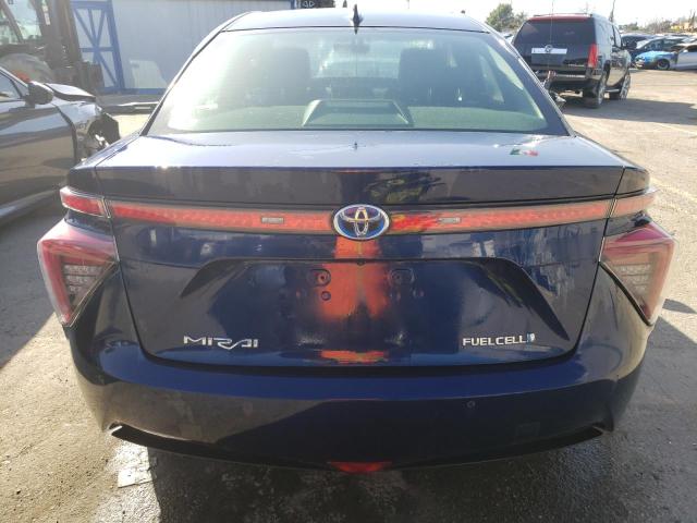 JTDBVRBD4HA002290 - 2017 TOYOTA MIRAI BLUE photo 6