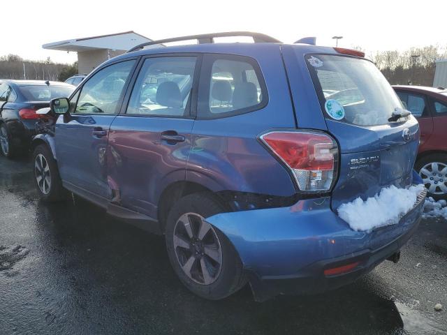 JF2SJABC0JH498742 - 2018 SUBARU FORESTER 2.5I BLUE photo 2