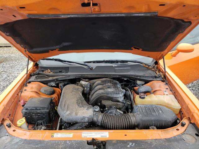 2C3CDYAG2CH128157 - 2012 DODGE CHALLENGER SXT ORANGE photo 11