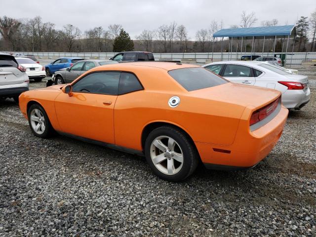 2C3CDYAG2CH128157 - 2012 DODGE CHALLENGER SXT ORANGE photo 2