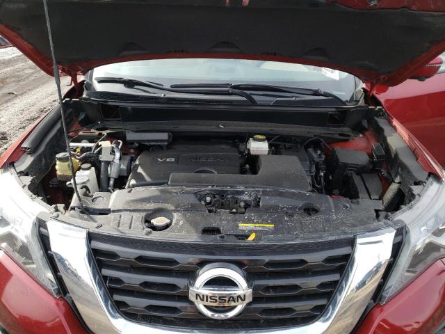 5N1DR2MM9KC583777 - 2019 NISSAN PATHFINDER S 红色 照片 12