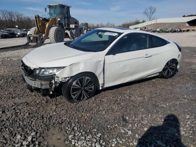 2HGFC3B73HH351085 - 2017 HONDA CIVIC EXL WHITE photo 1