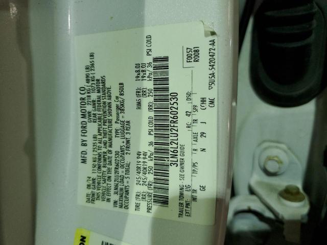 3LN6L2LU2FR602530 - 2015 LINCOLN MKZ HYBRID WHITE photo 12