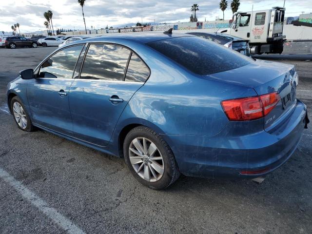 3VWLA7AJ2FM294059 - 2015 VOLKSWAGEN JETTA TDI BLUE photo 2