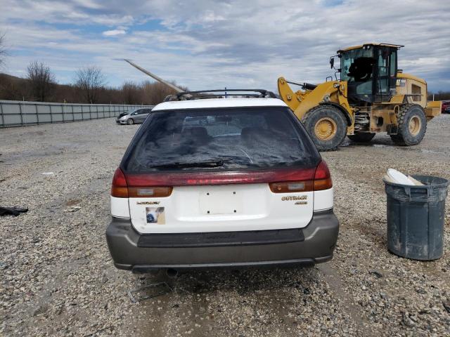 4S3BG6850V7624368 - 1997 SUBARU LEGACY OUTBACK WHITE photo 6