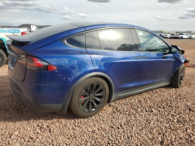 5YJXCAE28HF040605 - 2017 TESLA MODEL X BLUE photo 3