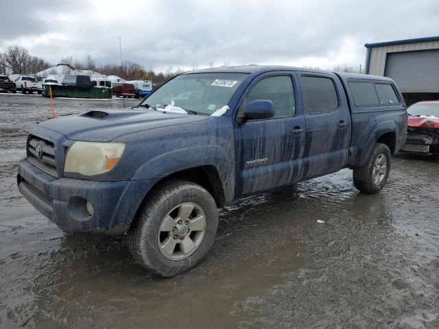 5TEMU52N58Z570213 - 2008 TOYOTA TACOMA DOUBLE CAB LONG BED BLUE photo 1