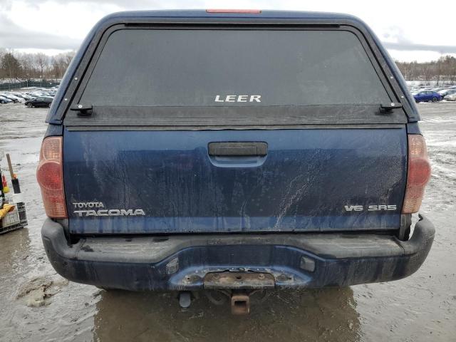 5TEMU52N58Z570213 - 2008 TOYOTA TACOMA DOUBLE CAB LONG BED BLUE photo 6