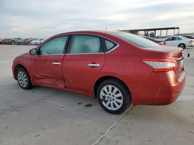 3N1AB7AP1EY287769 - 2014 NISSAN SENTRA S RED photo 2