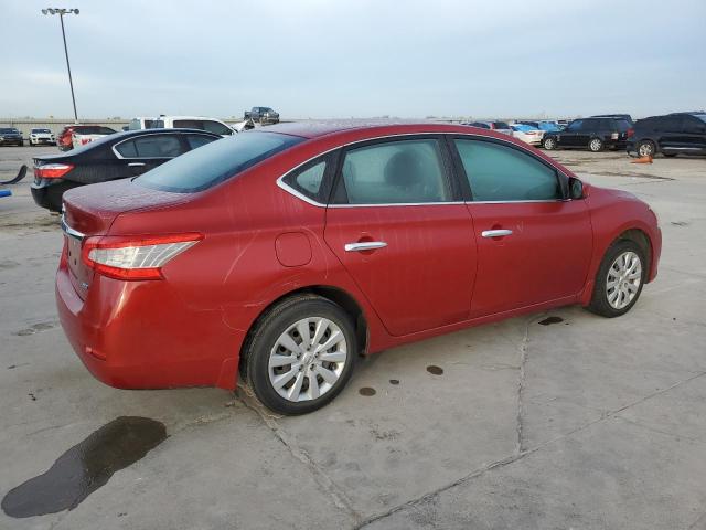 3N1AB7AP1EY287769 - 2014 NISSAN SENTRA S RED photo 3