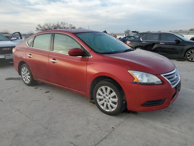 3N1AB7AP1EY287769 - 2014 NISSAN SENTRA S RED photo 4