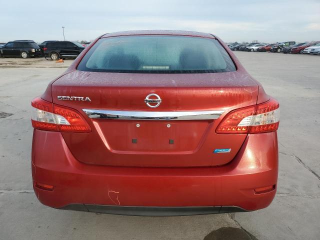 3N1AB7AP1EY287769 - 2014 NISSAN SENTRA S RED photo 6