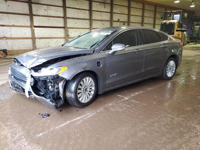 3FA6P0PU2ER372211 - 2014 FORD FUSION SE PHEV GRAY photo 1