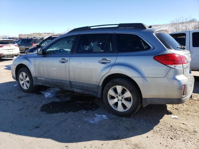 4S4BRDKC5B2420949 - 2011 SUBARU OUTBACK 3.6R LIMITED SILVER photo 2