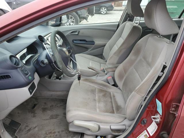 JHMZE2H75AS019962 - 2010 HONDA INSIGHT EX RED photo 7