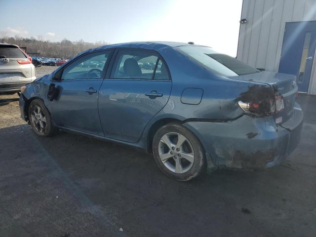 5YFBU4EE2DP190338 - 2013 TOYOTA COROLLA BASE BLUE photo 2