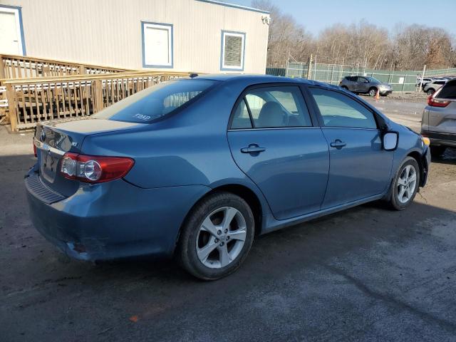5YFBU4EE2DP190338 - 2013 TOYOTA COROLLA BASE BLUE photo 3