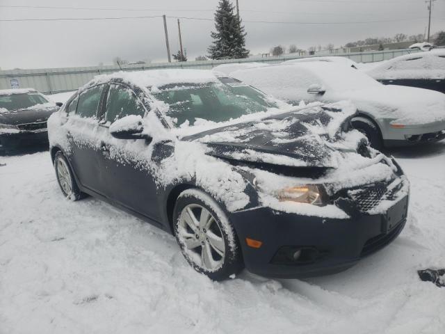 1G1P75SZ9E7257345 - 2014 CHEVROLET CRUZE BLACK photo 4