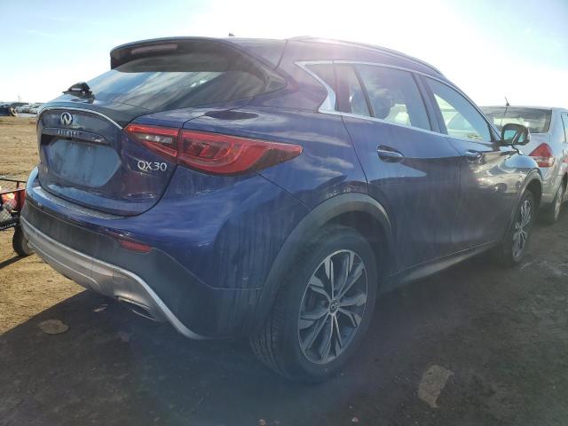 SJKCH5CR0JA040990 - 2018 INFINITI QX30 BASE BLUE photo 3