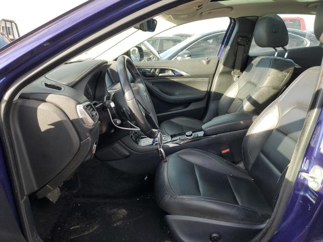 SJKCH5CR0JA040990 - 2018 INFINITI QX30 BASE BLUE photo 7