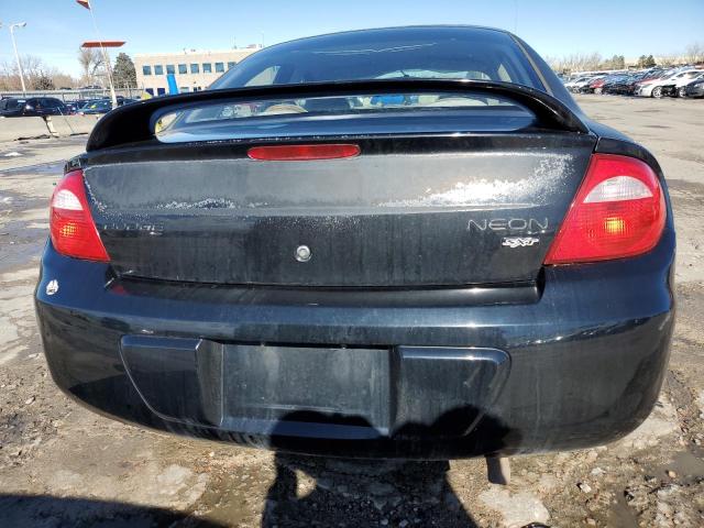 1B3ES56CX3D260967 - 2003 DODGE NEON SXT BLACK photo 6