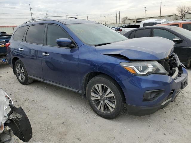 5N1DR2MN3HC905394 - 2017 NISSAN PATHFINDER S BLUE photo 4