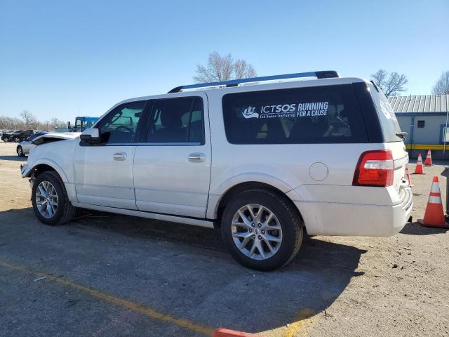 1FMJK2AT2FEF28147 - 2015 FORD EXPEDITION EL LIMITED WHITE photo 2