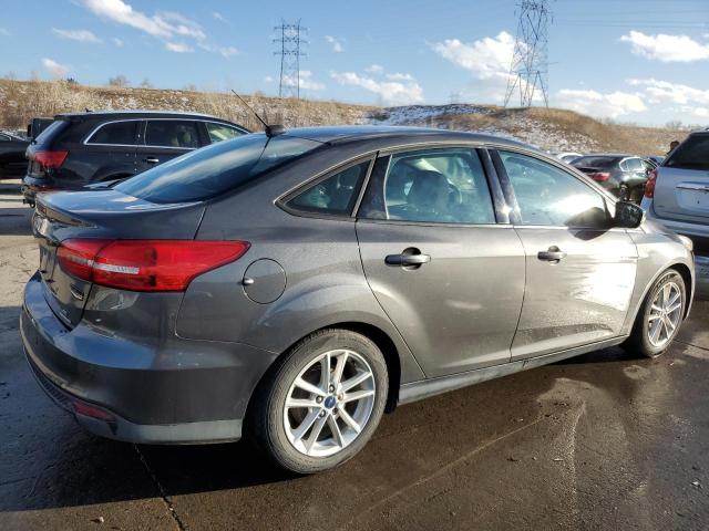 1FADP3F27FL255801 - 2015 FORD FOCUS SE GRAY photo 3