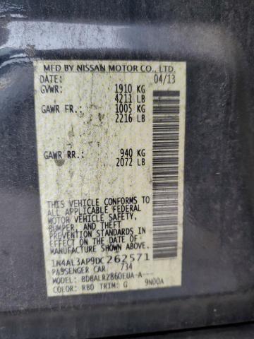 1N4AL3AP9DC262571 - 2013 NISSAN ALTIMA 2.5 GRAY photo 12