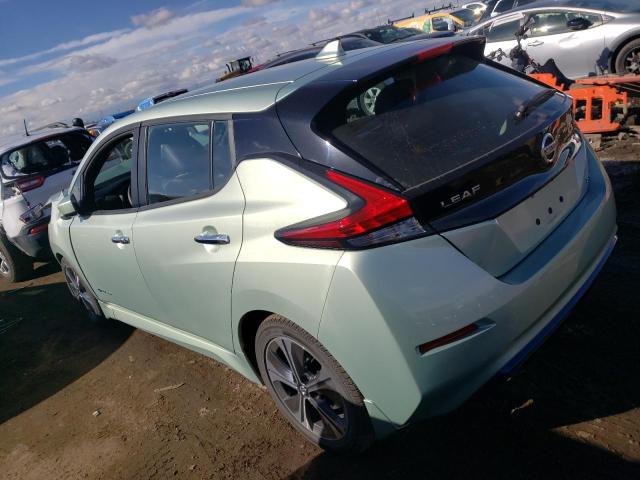 1N4AZ1CP7JC308555 - 2018 NISSAN LEAF S TURQUOISE photo 2