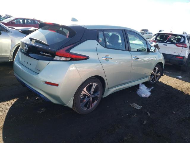 1N4AZ1CP7JC308555 - 2018 NISSAN LEAF S TURQUOISE photo 3