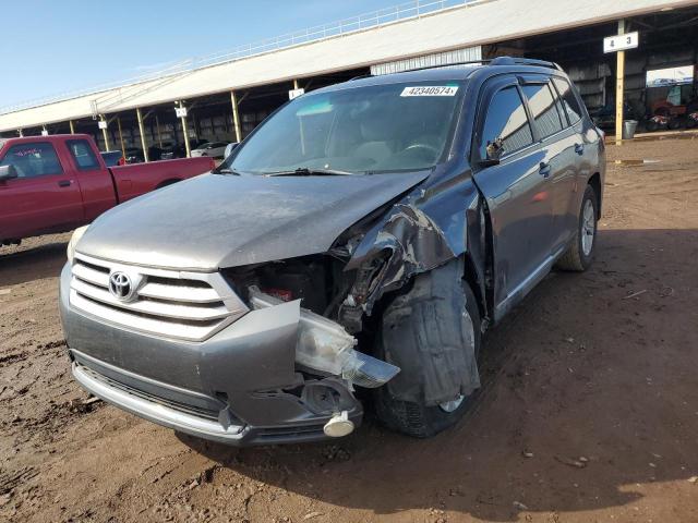 5TDZK3EH6BS045333 - 2011 TOYOTA HIGHLANDER BASE CHARCOAL photo 1